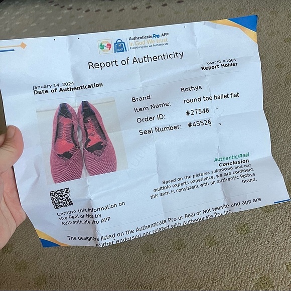 Rothy's Pink Flats Lightweight and Breathable - Picture 9 of 9